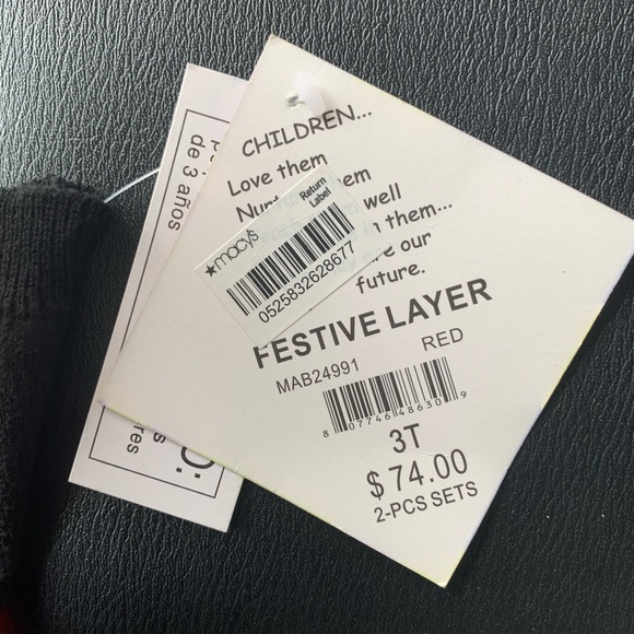 COPY - NWT gorgeous red dress with green plaid - Picture 12 of 12